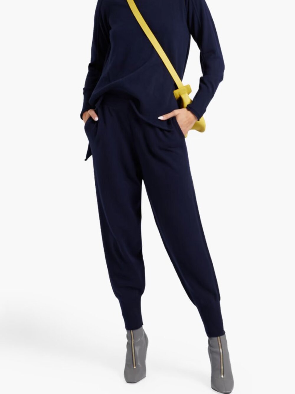 Stella McCartney Cashmere & Wool Joggers, Navy, IT 40/S, NWT